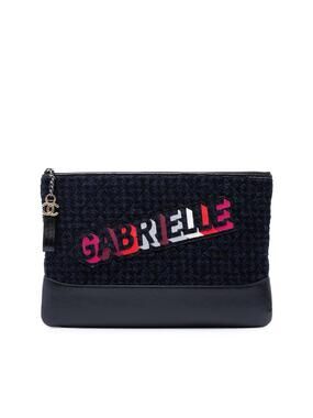 Chanel Large Tweed And Calfskin #349290C98B